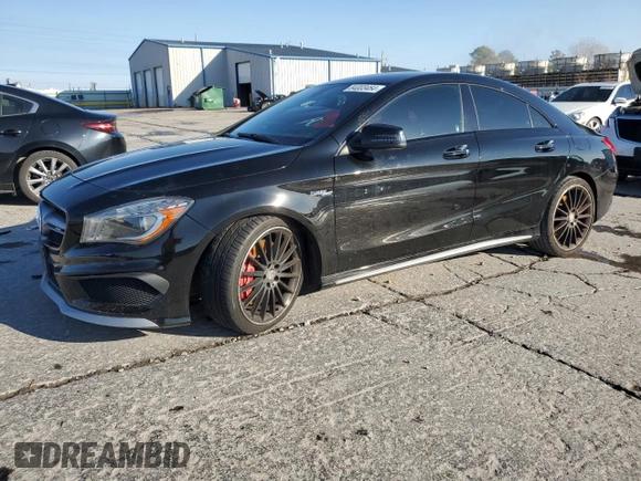 2015 Mercedes-Benz CLA 45 AMG with VIN WDDSJ5CB7FN167537, listed as a Copart auction lot 84003464 with 44,634 mi miles and Salvage Title. Bid and sale history available at DreamBid. Image 1.