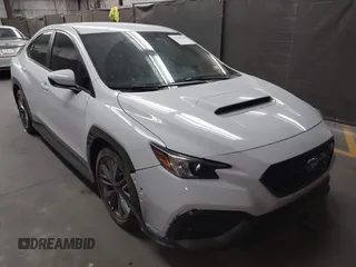 2024 Subaru WRX with VIN JF1VBAB69R9804724, listed as a IAAI auction lot 41998929 with 2,168 mi miles and . Bid and sale history available at DreamBid. Image 1.