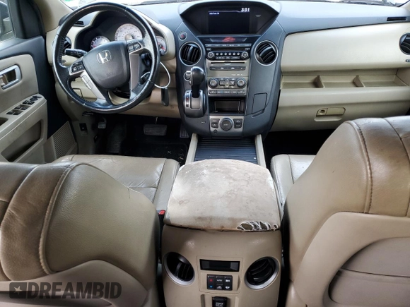 2012 Honda Pilot EX-L with VIN 5FNYF4H60CB016206, listed as a Copart auction lot 51172215 with 191,421 mi miles and Salvage Title. Bid and sale history available at carsss.com. Image 8.