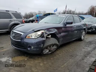 2011 Infiniti M37 with VIN JN1BY1AR7BM373197, listed as a Copart auction lot 84274814 with 158,657 mi miles and Salvage Title. Bid and sale history available at carsss.com. Image 1.