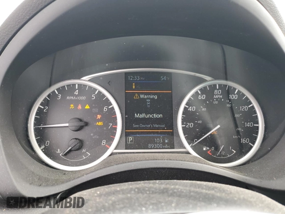 2019 Nissan Sentra SV with VIN 3N1AB7AP7KY280966, listed as a Copart auction lot 44767325 with 89,300 mi miles and Salvage Title. Bid and sale history available at carsss.com. Image 9.