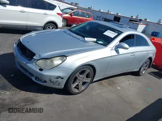 2007 Mercedes-Benz CLS-Class 5.5L with VIN WDDDJ72X17A087032, listed as a IAAI auction lot 42012898 with 174,912 mi miles. Bid and sale history available at carsss.com. Image 12.