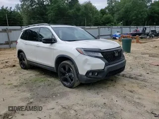 2019 Honda Passport Elite with VIN 5FNYF8H00KB005305, listed as a Copart auction lot 63369345 with 49,267 mi miles and Salvage title. Bid and sale history available at DreamBid. Image 14.