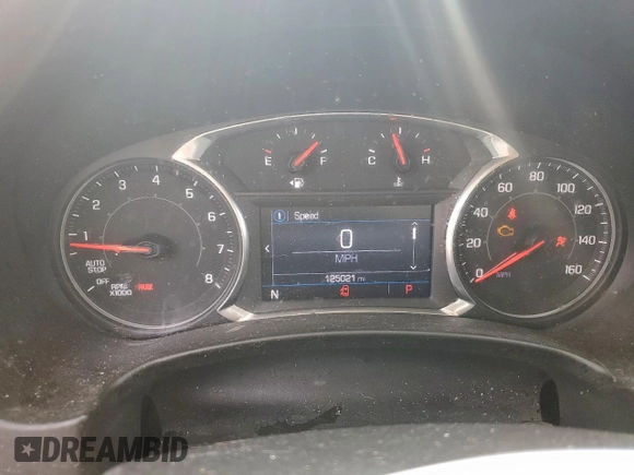 2020 GMC Terrain SLE with VIN 3GKALMEV8LL180783, listed as a Copart auction lot 60984115 with 125,021 mi miles and Salvage title. Bid and sale history available at DreamBid. Image 9.