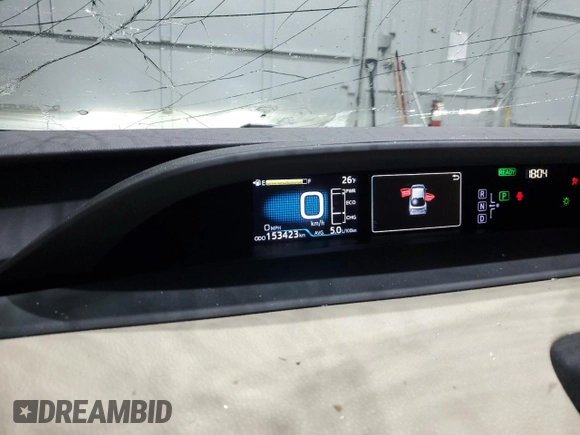 2016 Toyota Prius Four with VIN JTDKARFU1G3029066, listed as a Copart auction lot 60194965 with 153,423 mi miles and Non repairable. Bid and sale history available at DreamBid. Image 9.