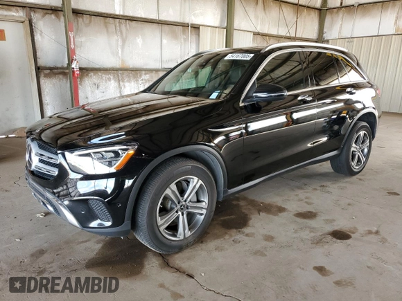 2021 Mercedes-Benz GLC 300 z VIN W1N0G8DB5MV296902, wystawiony jako Copart lot #54167005 z przebiegiem 62 371 mil mil oraz Szkoda całkowita • Salvage title. Historia ofert i sprzedaży dostępna na DreamBid. Obrazek 1.