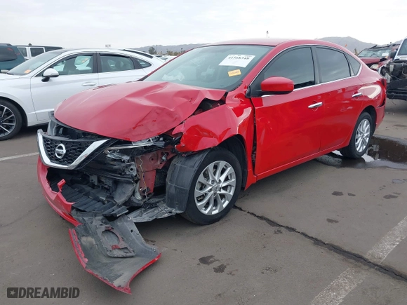 2018 Nissan Sentra SV with VIN 3N1AB7AP0JY226052, listed as a IAAI auction lot 41568348 with 78,721 mi miles. Bid and sale history available at carsss.com. Image 17.