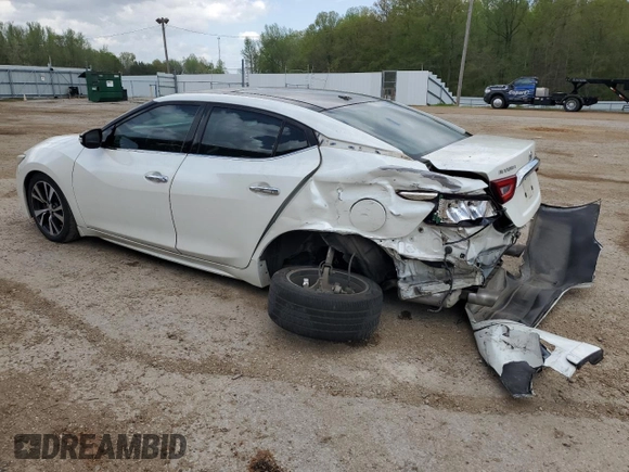2016 Nissan Maxima SL with VIN 1N4AA6AP4GC377445, listed as a Copart auction lot 51662135 with 54,450 mi miles and Salvage Title. Bid and sale history available at DreamBid. Image 2.