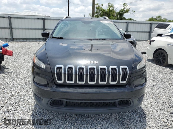 2015 Jeep Cherokee Sport with VIN 1C4PJLAB6FW657131, listed as a Copart auction lot 55533255 with 186,263 mi miles and Clean Title. Bid and sale history available at carsss.com. Image 5.