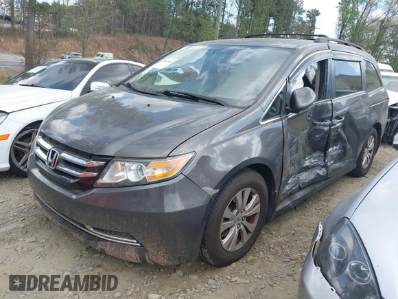 2016 Honda Odyssey EX-L with VIN 5FNRL5H61GB128957, listed as a IAAI auction lot 41953181 with 136,386 mi miles and . Bid and sale history available at DreamBid. Image 17.