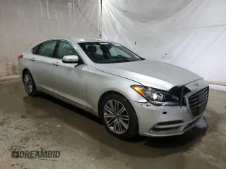 2018 Genesis G80 3.8L with VIN KMHGN4JE9JU248917, listed as a Copart auction lot 55660754 with 107,631 mi miles and . Bid and sale history available at carsss.com. Image 4.