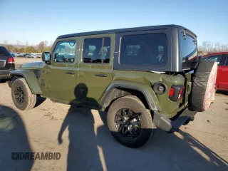 2023 Jeep Wrangler Sport Altitude with VIN 1C4HJXDG8PW562526, listed as a Copart auction lot 44655425 with 38,012 mi miles and Salvage Title. Bid and sale history available at DreamBid. Image 2.