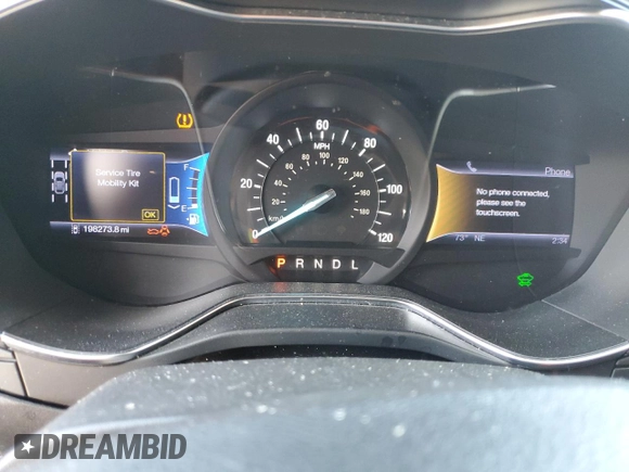 2013 Ford Fusion Titanium with VIN 3FA6P0SU4DR261326, listed as a Copart auction lot 55356385 with 198,273 mi miles and Salvage title. Bid and sale history available at DreamBid. Image 9.