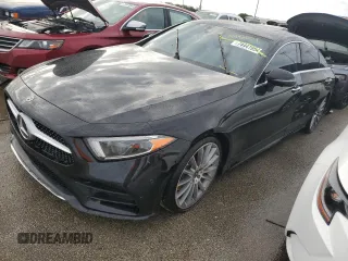 2019 Mercedes-Benz CLS with VIN WDD2J5JB6KA028214, listed as a Copart auction lot 74441954 with 0 mi miles and Salvage Title. Bid and sale history available at carsss.com. Image 1.