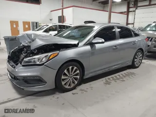 2015 Hyundai Sonata 2.4L Sport with VIN 5NPE34AF8FH045626, listed as a IAAI auction lot 42051300 with 133,498 mi miles. Bid and sale history available at carsss.com. Image 21.