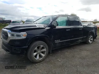 2019 Ram 1500 Limited with VIN 1C6SRFPT7KN870245, listed as a Copart auction lot 69945004 with 116,705 mi miles and Salvage title. Bid and sale history available at DreamBid. Image 1.
