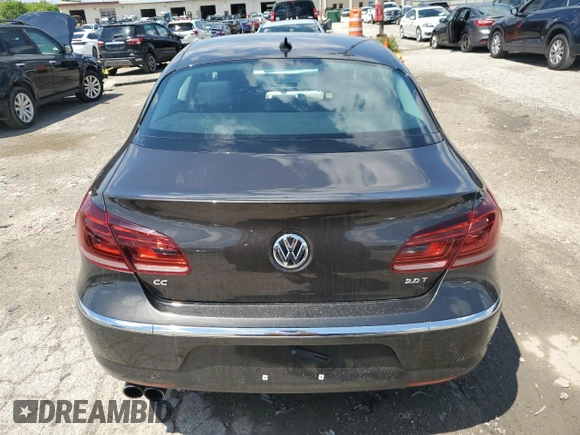 2013 Volkswagen CC R-Line with VIN WVWBP7AN8DE570229, listed as a Copart auction lot 58868614 with 92,166 mi miles and Salvage Title. Bid and sale history available at carsss.com. Image 6.