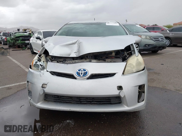 2010 Toyota Prius II with VIN JTDKN3DU5A0013143, listed as a IAAI auction lot 41793661 with 460,723 mi miles. Bid and sale history available at carsss.com. Image 6.