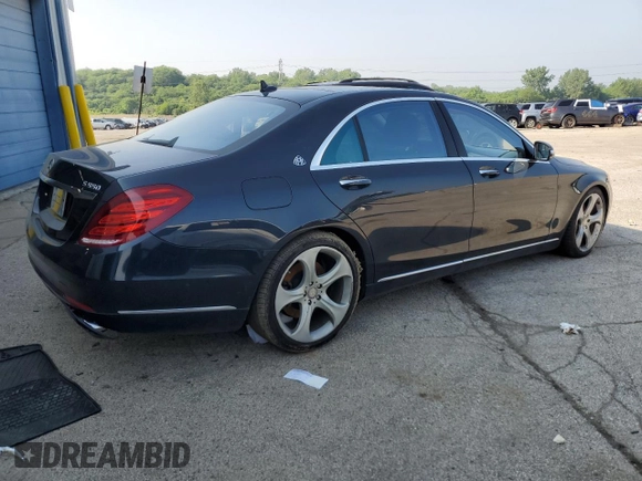 2015 Mercedes-Benz S 550 with VIN WDDUG8FB6FA084872, listed as a Copart auction lot 59763335 with 146,512 mi miles and Clean title. Bid and sale history available at DreamBid. Image 3.