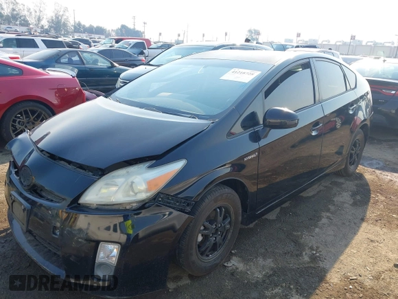 2011 Toyota Prius I with VIN JTDKN3DU0B1401019, listed as a IAAI auction lot 41218728 with 180,039 mi miles and . Bid and sale history available at DreamBid. Image 2.