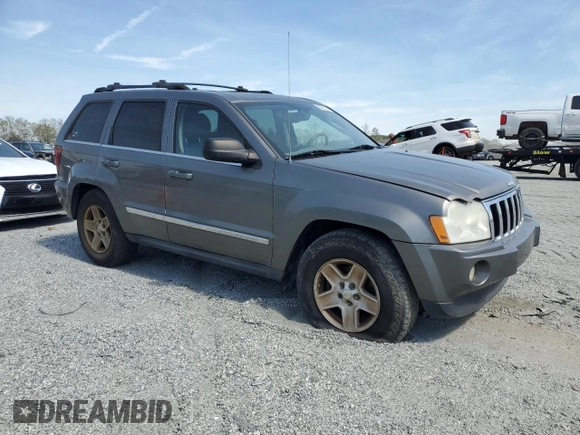 2007 Jeep Grand Cherokee Limited with VIN 1J8HR58287C627705, listed as a Copart auction lot 50090375 with 286,074 mi miles and Clean Title. Bid and sale history available at carsss.com. Image 4.