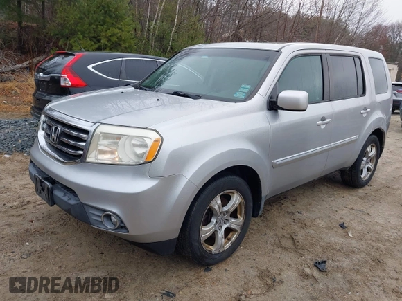 2012 Honda Pilot EX-L with VIN 5FNYF4H5XCB051133, listed as a IAAI auction lot 41907624 with 202,244 mi miles and . Bid and sale history available at carsss.com. Image 2.