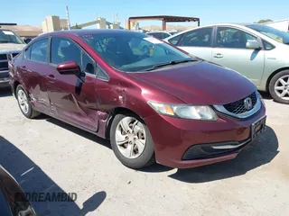 2015 Honda Civic LX with VIN 19XFB2F54FE293355, listed as a IAAI auction lot 42539590 with 167,116 mi miles and . Bid and sale history available at DreamBid. Image 1.