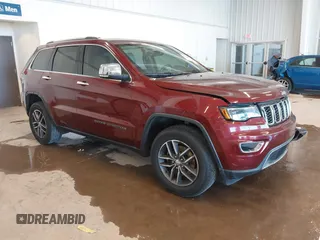 2017 Jeep Grand Cherokee Limited z VIN 1C4RJEBG5HC795116, wystawiony jako IAAI lot #41096233 z przebiegiem 162 829 mil mil oraz . Historia ofert i sprzedaży dostępna na DreamBid. Obrazek 1.