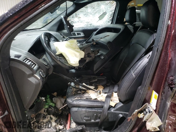 2019 Ford Explorer Limited with VIN 1FM5K8F8XKGA49935, listed as a Copart auction lot 52007355 with 44,999 mi miles and Salvage Title. Bid and sale history available at DreamBid. Image 7.