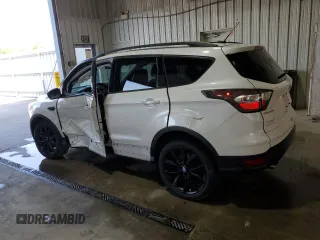 2017 Ford Escape SE with VIN 1FMCU9GD8HUA02240, listed as a Copart auction lot 55027345 with 75,468 mi miles and Salvage Title. Bid and sale history available at DreamBid. Image 2.