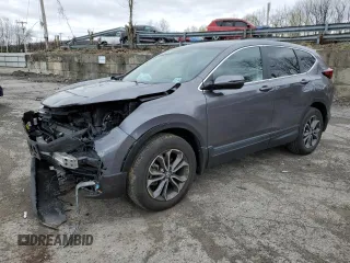 2021 Honda CR-V EX-L with VIN 2HKRW2H82MH685655, listed as a Copart auction lot 53199995 with 26,267 mi miles and Salvage title. Bid and sale history available at DreamBid. Image 1.