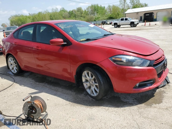 2013 Dodge Dart SXT z VIN 1C3CDFBH0DD699320, wystawiony jako Copart lot #54875975 z przebiegiem 79 591 mil mil oraz Szkoda całkowita • Salvage title. Historia ofert i sprzedaży dostępna na DreamBid. Obrazek 4.