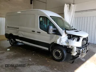 2021 Ford Transit Cargo with VIN 1FTBR1C82MKA10660, listed as a Copart auction lot 48245695 with 63,401 mi miles and Salvage Title. Bid and sale history available at DreamBid. Image 4.