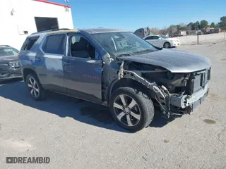 2018 Chevrolet Traverse LT Leather with VIN 1GNERHKW1JJ279473, listed as a IAAI auction lot 41151603 with 96,817 mi miles. Bid and sale history available at carsss.com. Image 1.