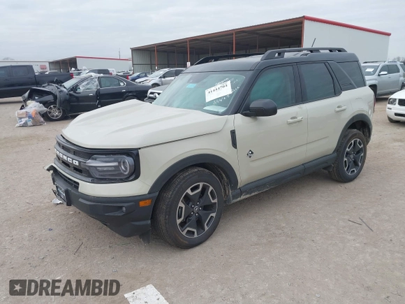 2024 Ford Bronco Sport Outer Banks with VIN 3FMCR9C61RRF50842, listed as a IAAI auction lot 41444704 with 2,662 mi miles and . Bid and sale history available at DreamBid. Image 17.