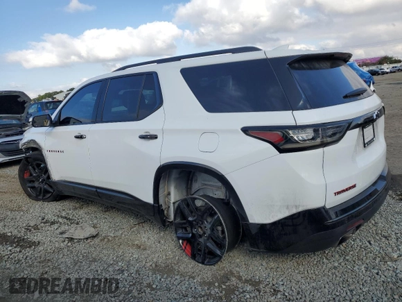 2021 Chevrolet Traverse Premier with VIN 1GNERKKW8MJ132911, listed as a Copart auction lot 42950495 with 72,125 mi miles and Salvage Title. Bid and sale history available at carsss.com. Image 2.