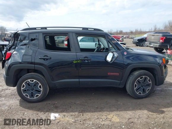 2016 Jeep Renegade Trailhawk with VIN ZACCJBCT2GPC80097, listed as a IAAI auction lot 41912694 with 75,973 mi miles and . Bid and sale history available at carsss.com. Image 14.