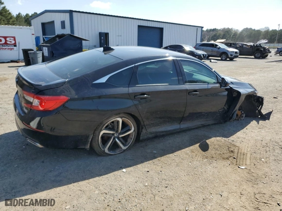 2022 Honda Accord Sedan Sport SE with VIN 1HGCV1F43NA072151, listed as a Copart auction lot 48561465 with 0 mi miles and Salvage Title. Bid and sale history available at carsss.com. Image 3.