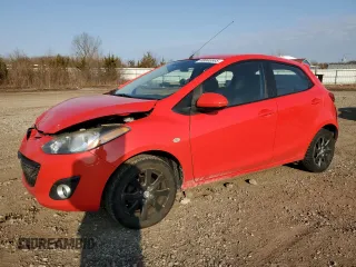 2012 Mazda 2 Touring with VIN JM1DE1LY5C0151897, listed as a Copart auction lot 48865565 with 122,691 mi miles and Salvage Title. Bid and sale history available at carsss.com. Image 1.