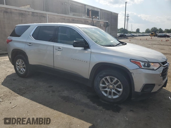 2019 Chevrolet Traverse LS with VIN 1GNERFKW8KJ295899, listed as a Copart auction lot 69132104 with 91,530 mi miles and Salvage Title. Bid and sale history available at carsss.com. Image 4.