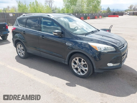 2014 Ford Escape Titanium with VIN 1FMCU9JX2EUB66579, listed as a IAAI auction lot 42171374 with 131,485 mi miles. Bid and sale history available at carsss.com. Image 1.