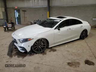2019 Mercedes-Benz CLS with VIN WDD2J6BB7KA016724, listed as a Copart auction lot 43445545 with 45,142 mi miles and Salvage Title. Bid and sale history available at carsss.com. Image 1.