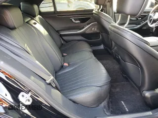2023 Mercedes-Benz S-Class S 500 with VIN W1K6G6DBXPA225492, listed as a Copart auction lot 81487724 with 20,430 mi miles and Salvage Title. Bid and sale history available at carsss.com. Image 10.