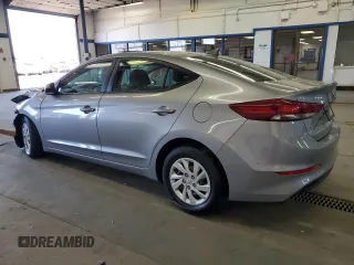2017 Hyundai Elantra SE with VIN 5NPD74LF9HH076318, listed as a Copart auction lot 58965025 with 73,032 mi miles and Salvage title. Bid and sale history available at DreamBid. Image 2.