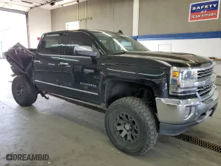 2018 Chevrolet Silverado 1500 LTZ with VIN 3GCUKSER4JG327481, listed as a Copart auction lot 60287684 with 54,004 mi miles and Salvage Title. Bid and sale history available at carsss.com. Image 4.