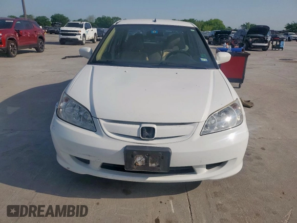 2004 Honda Civic with VIN JHMES96694S020272, listed as a Copart auction lot 52833095 with 101,325 mi miles and Clean Title. Bid and sale history available at DreamBid. Image 5.
