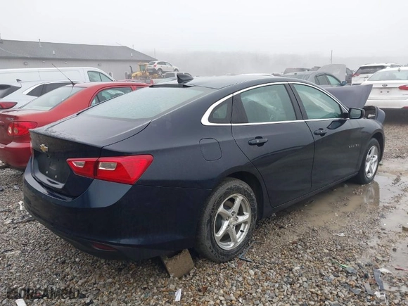 2017 Chevrolet Malibu LS with VIN 1G1ZC5ST5HF257286, listed as a IAAI auction lot 41471277 with 57808 miles. Bid and sale history available at carsss.com. Image 4.