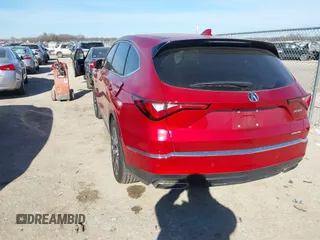 2023 Acura MDX w/Technology Package with VIN 5J8YE1H43PL041461, listed as a IAAI auction lot 41347974 with 9,281 mi miles. Bid and sale history available at carsss.com. Image 3.
