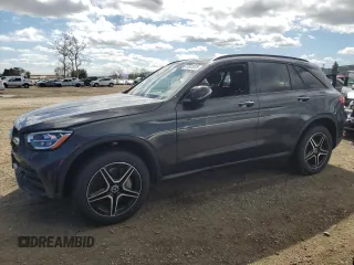 2022 Mercedes-Benz GLC 300 with VIN W1N0G8EB6NV346092, listed as a Copart auction lot 47623335 with 24,064 mi miles and Clean Title. Bid and sale history available at DreamBid. Image 1.