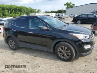 2014 Hyundai Santa Fe with VIN 5XYZUDLBXEG198796, listed as a Copart auction lot 56596375 with 106,017 mi miles and Salvage title. Bid and sale history available at DreamBid. Image 4.